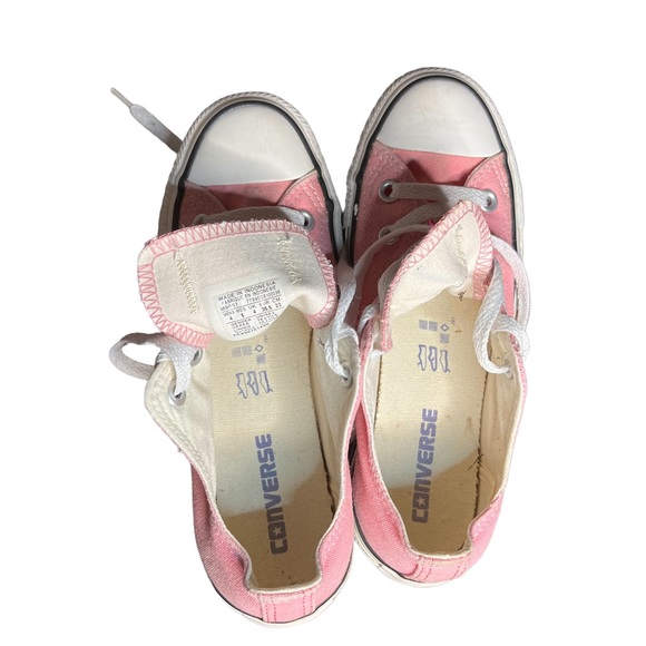Converse Pink and White Athletic Shoes - Picture 9 of 9